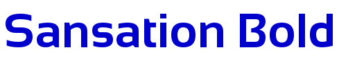 Sansation Bold шрифт